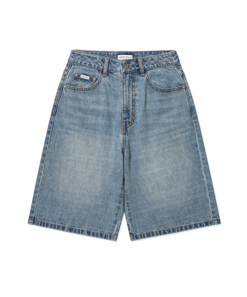 DENIM BERMUDA PANTS #GISELLE同款! - 2 COLORS BLUE