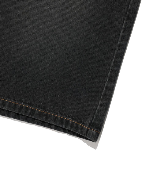 DENIM BERMUDA PANTS #GISELLE同款! - 2 COLORS BLACK