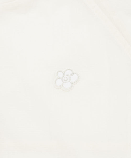 NYLON SHORT SLEEVE WINDBREAKER #GISELLE同款! - 2 COLORS WHITE