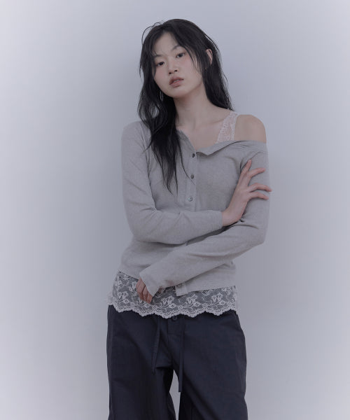 SOFT OFF-SHOULDER CARDIGAN - 3 COLORS