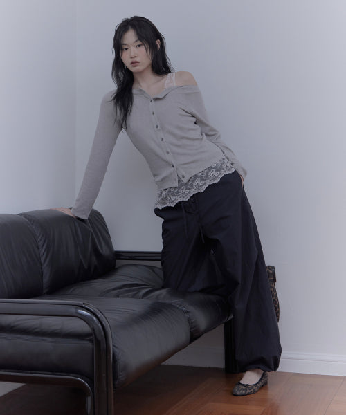 SOFT OFF-SHOULDER CARDIGAN - 3 COLORS