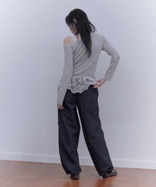 EASY BANDING PANTS - 2 COLORS