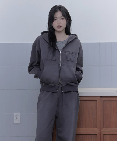 QUIET ZIP-UP HOODIE - 2 COLORS