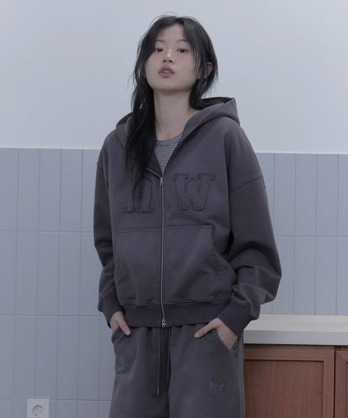 QUIET ZIP-UP HOODIE - 2 COLORS