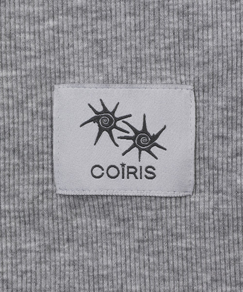 SORE SIDE BUTTON LONG SLEEVE TEE - 3 COLORS CHARCOAL