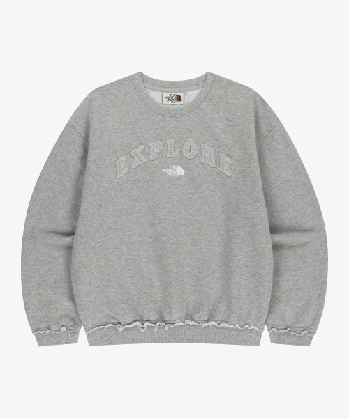 EXPLORE SWEATSHIRT MELANGE GREY