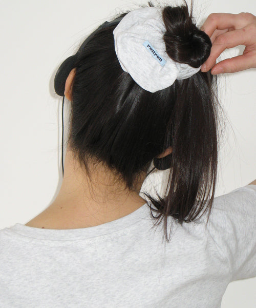 SCRUNCHIE SET SLIM FIT T SHIRT - 3 COLORS MELANGE