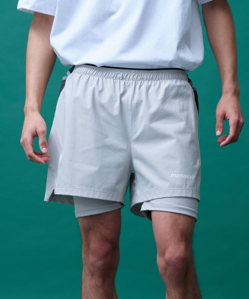 UNISEX MULTI SPORT TWO IN ONE RUNNING SHORTS - 3 COLORS AS SHOWN