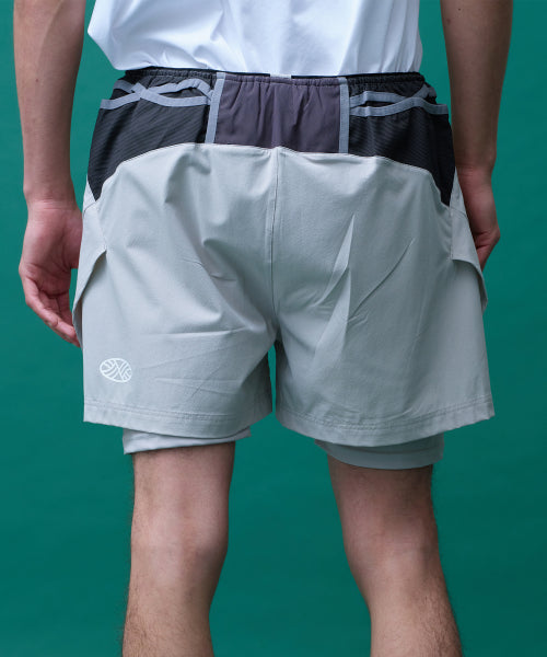UNISEX MULTI SPORT TWO IN ONE RUNNING SHORTS - 3 COLORS AS SHOWN
