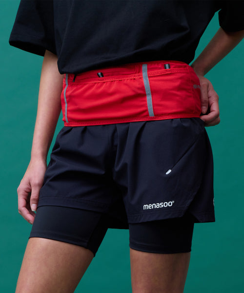 UNISEX MULTI SPORT TWO IN ONE RUNNING SHORTS - 3 COLORS AS SHOWN