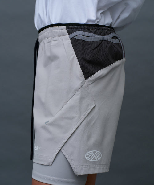 UNISEX MULTI SPORT TWO IN ONE RUNNING SHORTS - 3 COLORS AS SHOWN