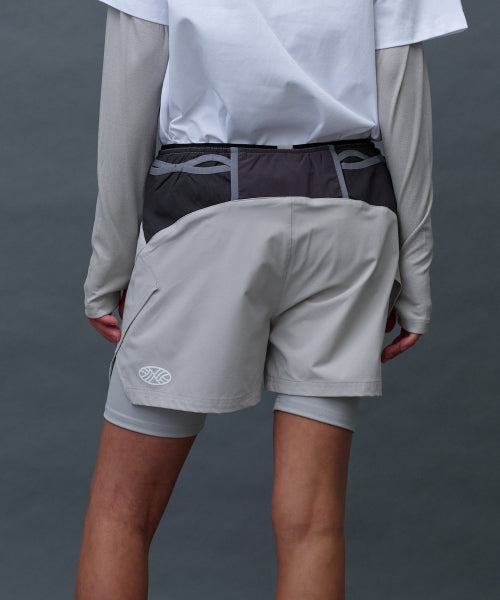 UNISEX MULTI SPORT TWO IN ONE RUNNING SHORTS - 3 COLORS AS SHOWN