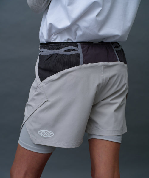 UNISEX MULTI SPORT TWO IN ONE RUNNING SHORTS - 3 COLORS AS SHOWN