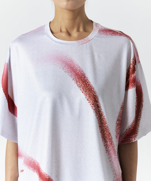 UNISEX FLOW GRAPHIC OVERSIZED T SHIRT - 3 COLORS AS SHOWN