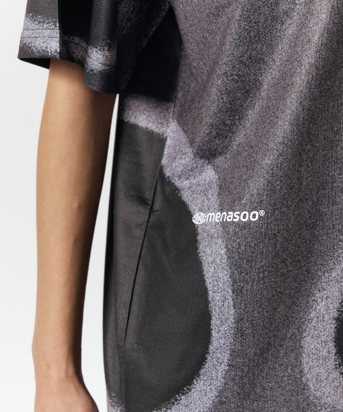 UNISEX FLOW GRAPHIC OVERSIZED T SHIRT - 3 COLORS AS SHOWN