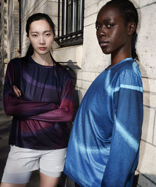 FLOW GRAPHIC LONG SLEEVE T SHIRT - 3 COLORS AS SHOWN