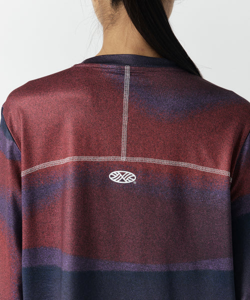FLOW GRAPHIC LONG SLEEVE T SHIRT - 3 COLORS AS SHOWN