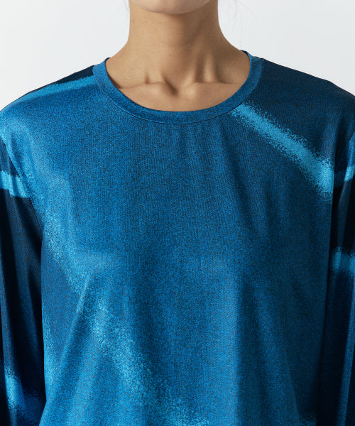 FLOW GRAPHIC LONG SLEEVE T SHIRT - 3 COLORS AS SHOWN