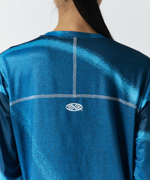 FLOW GRAPHIC LONG SLEEVE T SHIRT - 3 COLORS AS SHOWN
