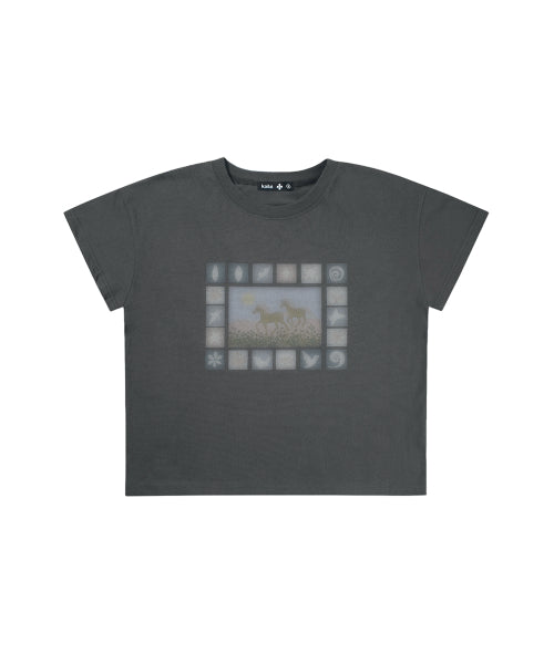 PIO SHORT SLEEVE TEE - 2 COLORS CHARCOAL