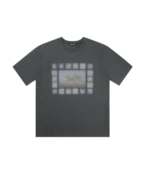 PIO SHORT SLEEVE TEE - 2 COLORS CHARCOAL