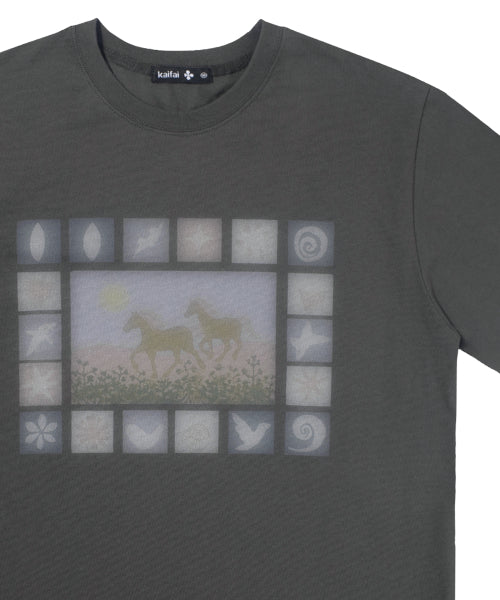 PIO SHORT SLEEVE TEE - 2 COLORS CHARCOAL