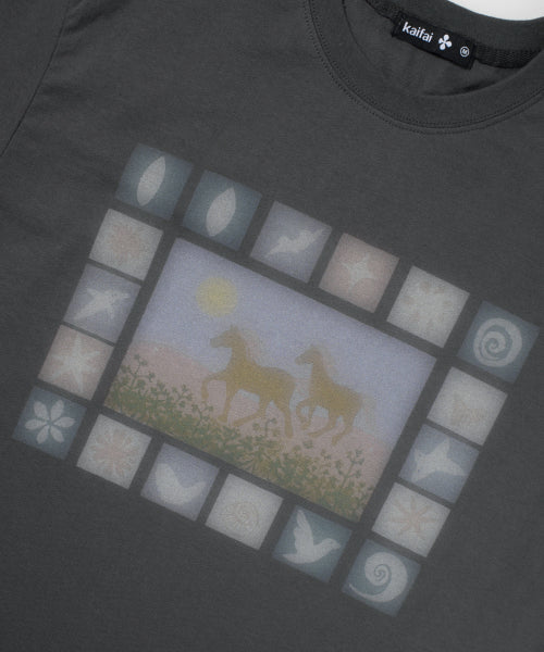PIO SHORT SLEEVE TEE - 2 COLORS CHARCOAL