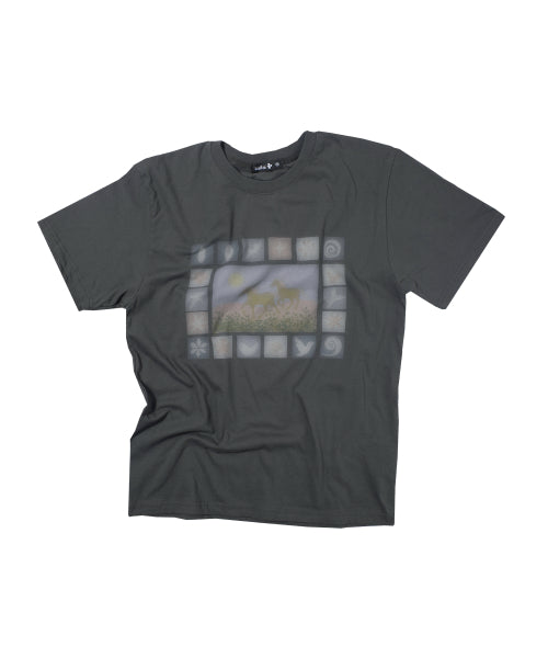 PIO SHORT SLEEVE TEE - 2 COLORS CHARCOAL