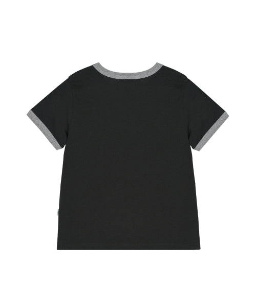BUTTERFLY GRAPHIC RINGER TOP #徐睿知同款! - 4 COLORS CHARCOAL