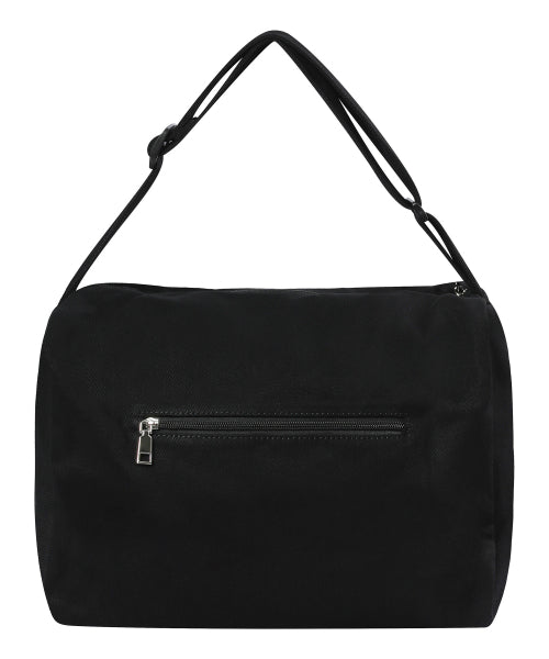 LETTERING CROSSBODY BAG - 3 COLORS BLACK
