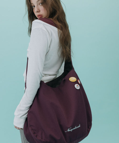 DUAL TWO WAY SHOULDER CROSS BAG PURPLE