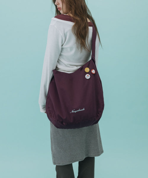 DUAL TWO WAY SHOULDER CROSS BAG PURPLE