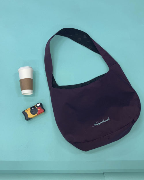 DUAL TWO WAY SHOULDER CROSS BAG PURPLE