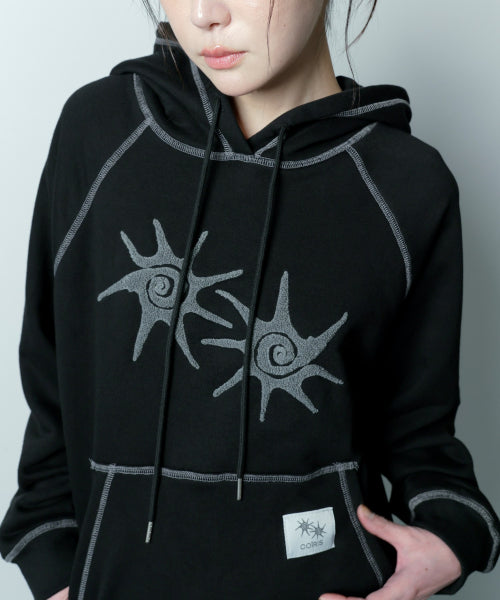 TEE HOODIE TEE BLACK