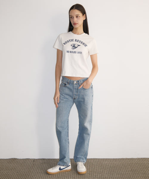 ROARING CAT BABY TEE - 3 COLORS IVORY