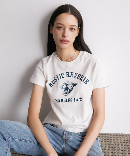 ROARING CAT BABY TEE - 3 COLORS IVORY
