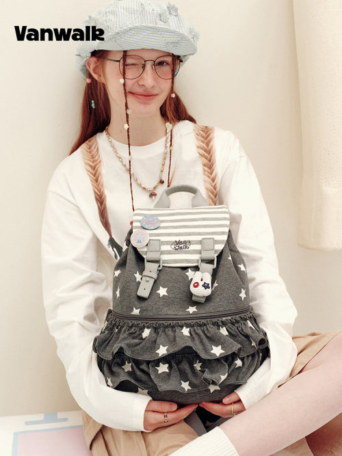 SHIRRING SPECIAL LIMITED BACKPACK - 2 COLORS DARK GREY