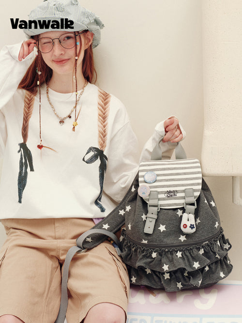SHIRRING SPECIAL LIMITED BACKPACK - 2 COLORS DARK GREY