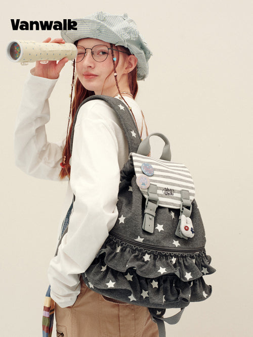 SHIRRING SPECIAL LIMITED BACKPACK - 2 COLORS DARK GREY