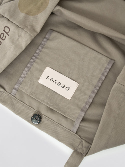 PVS DOT BUTTON BAG - 3 COLORS KHAKI