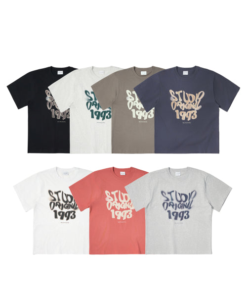 1993 ORIGINAL TYPO T-SHIRT - 7 COLORS WHITE