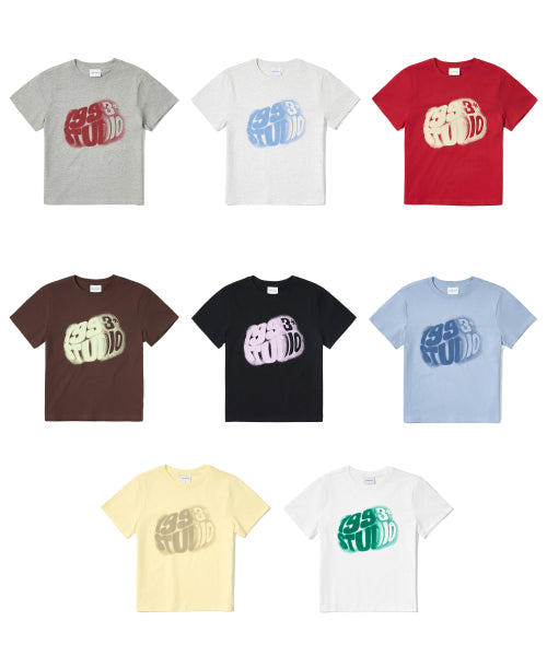 WAVE STUDIO 1993 TYPO T-SHIRT - 7 COLORS WHITE