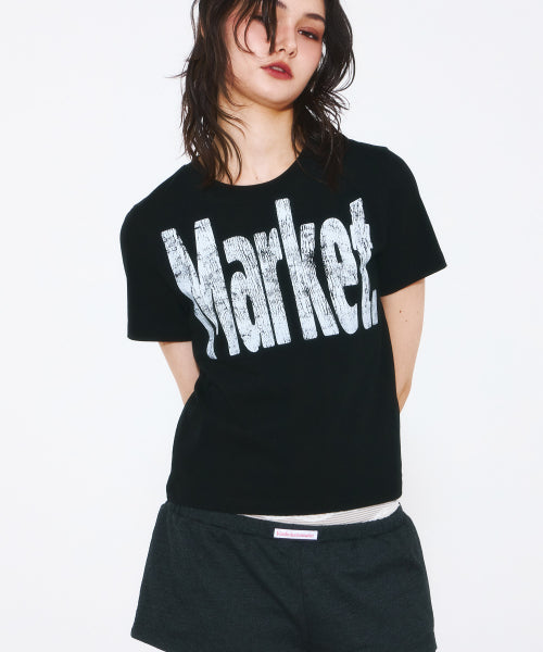 MARKET LOGO T-SHIRT - 3 COLORS BLACK