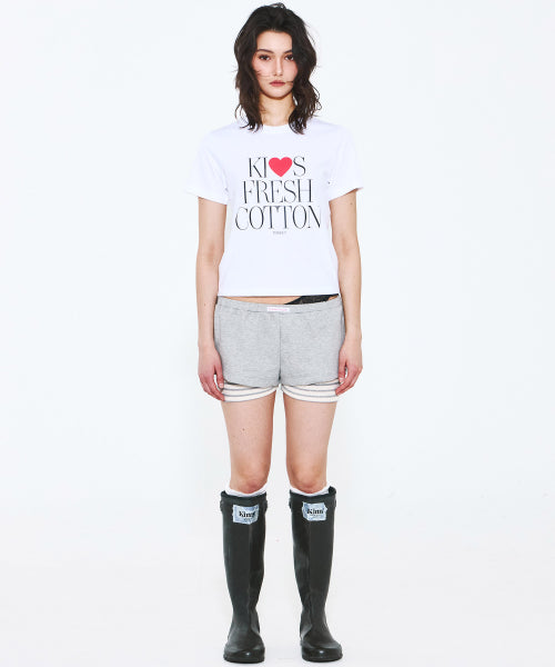 KISS LOGO T-SHIRT WHITE