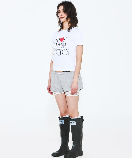 KISS LOGO T-SHIRT WHITE