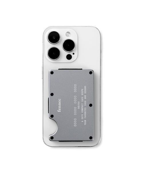 MAGSAFE CARD POCKET - 2 COLORS SILVER