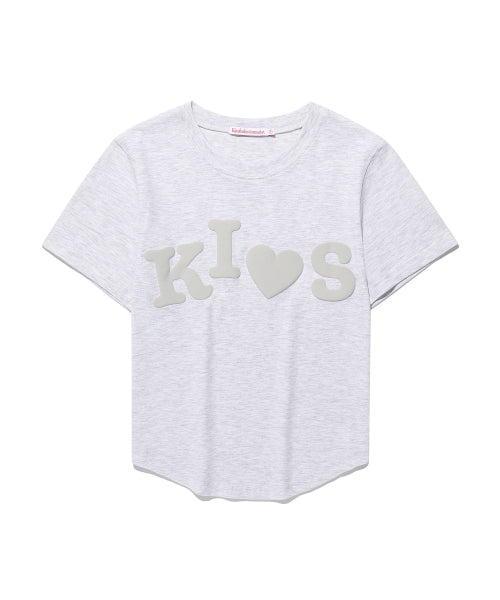 BUMPY KISS LOGO T-SHIRT - 4 COLORS GREY