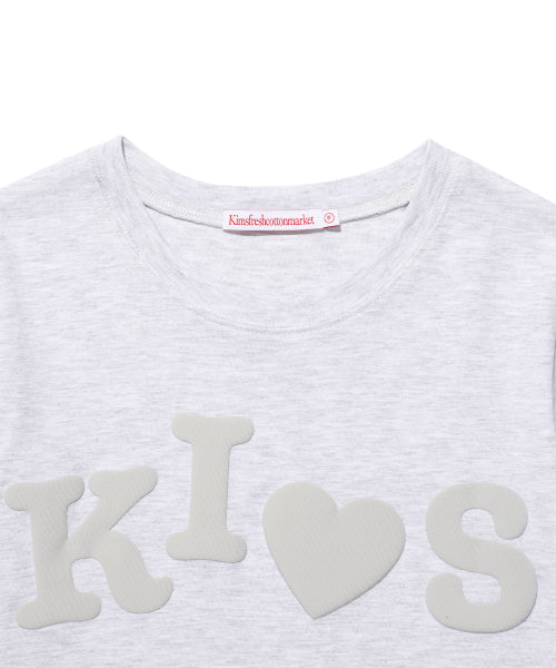 BUMPY KISS LOGO T-SHIRT - 4 COLORS GREY