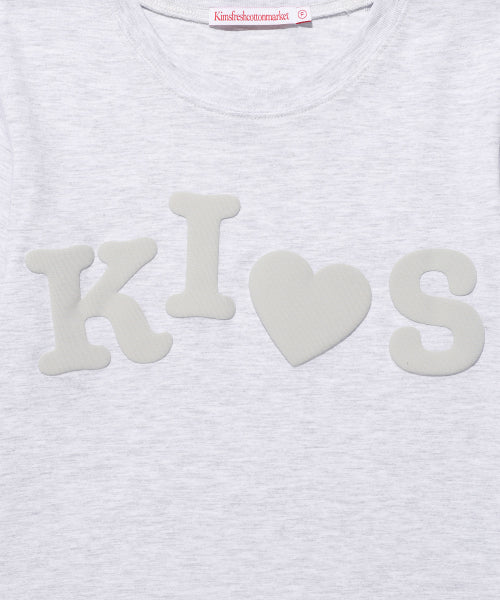 BUMPY KISS LOGO T-SHIRT - 4 COLORS GREY