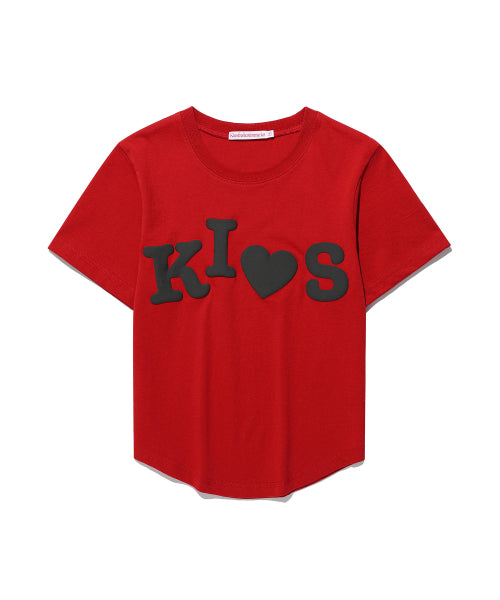 BUMPY KISS LOGO T-SHIRT - 4 COLORS RED